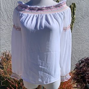 White House Black Market Blouse Sz S